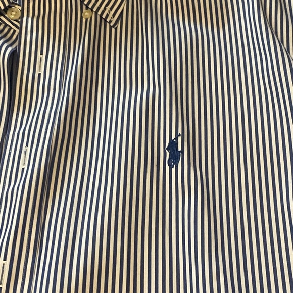 Polo by Ralph Lauren Dress Shirt pin stripe 16 neck - Picture 3 of 6